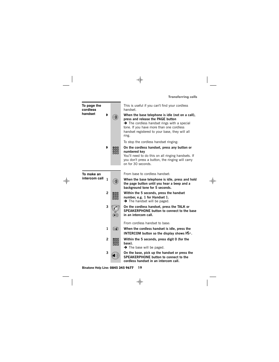 Binatone SC2050 User Manual | Page 20 / 39