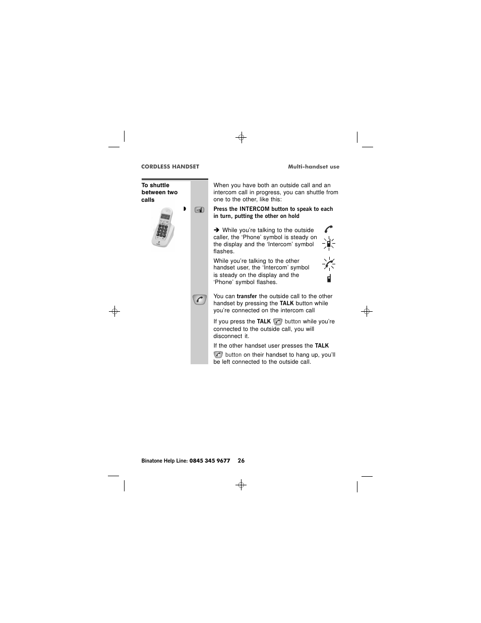 Binatone SC2050 User Manual | Page 27 / 39