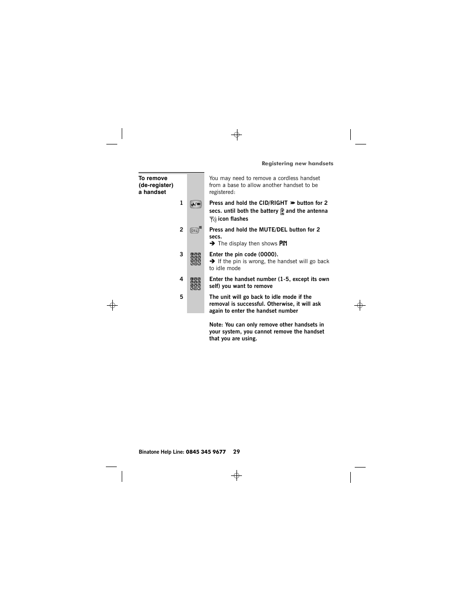 Binatone SC2050 User Manual | Page 30 / 39