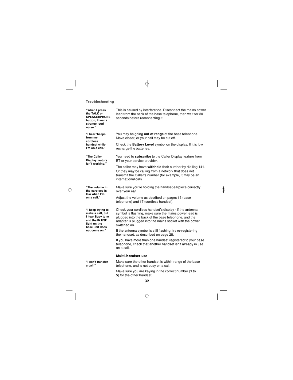 Binatone SC2050 User Manual | Page 33 / 39