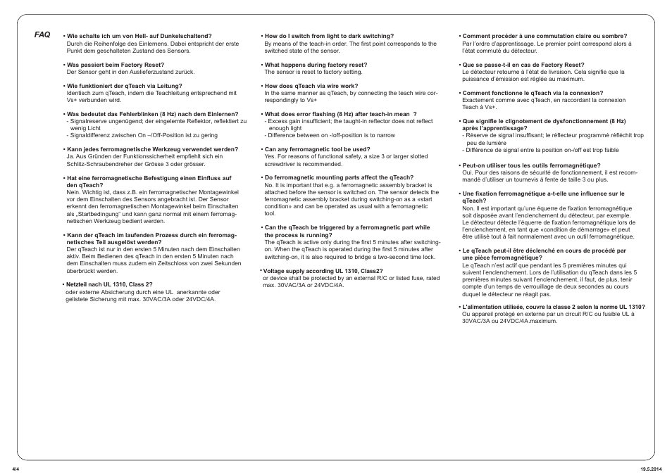 Baumer O500.RP-GW1B.72O User Manual | Page 4 / 4