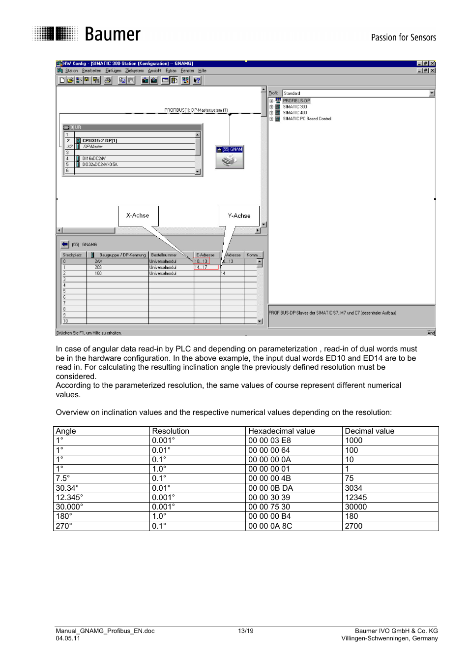 Baumer GNAMG User Manual | Page 13 / 19