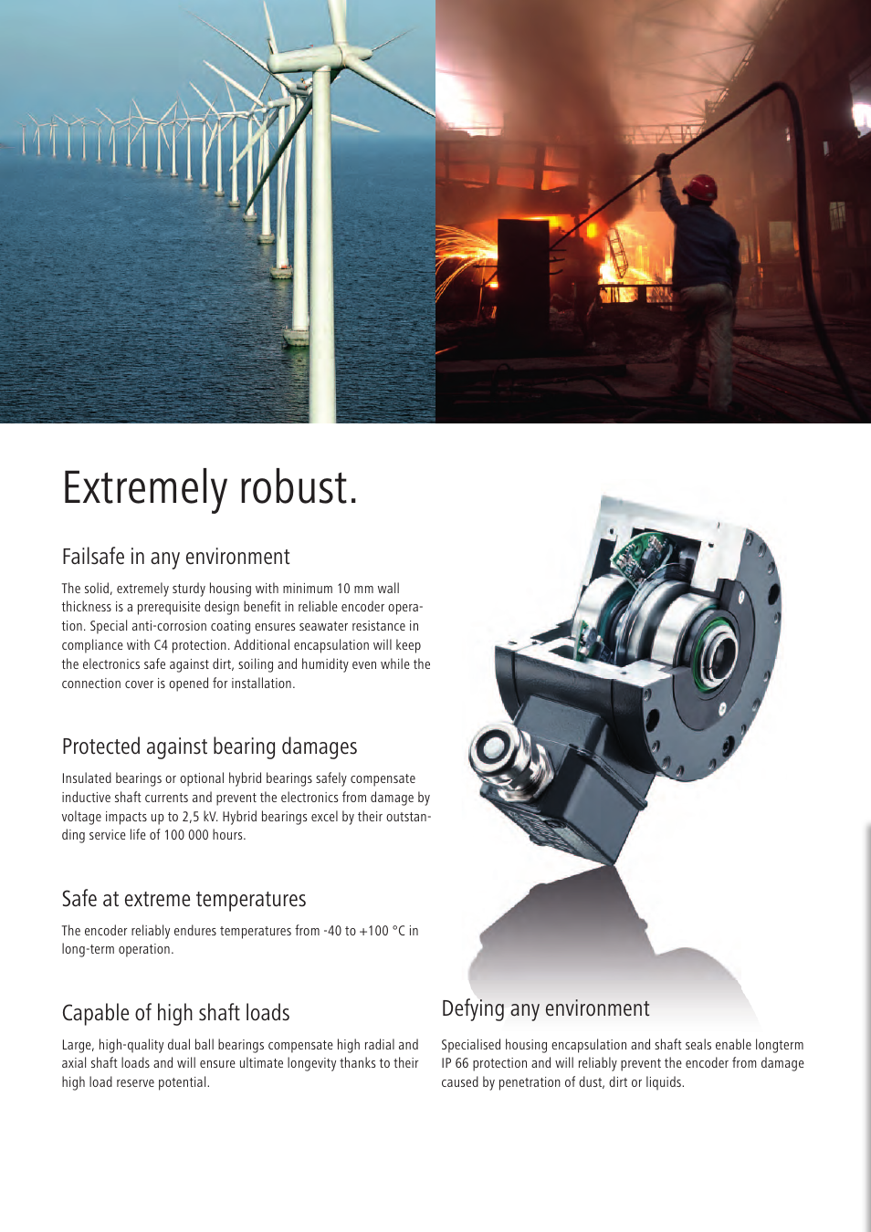 Extremely robust | Baumer HOG86 User Manual | Page 2 / 6