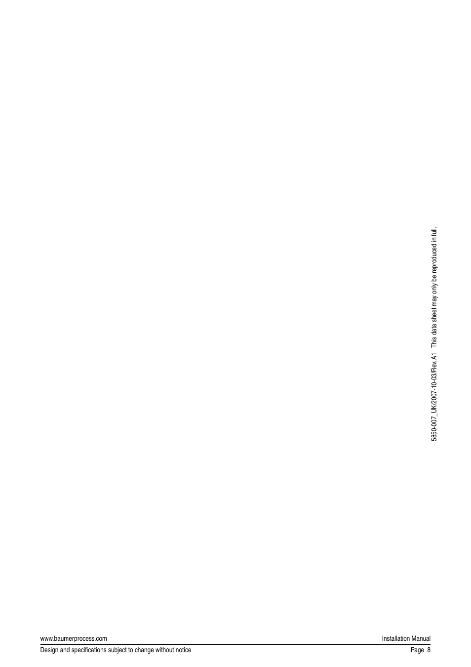 Baumer Flex Bar HRT User Manual | Page 8 / 8