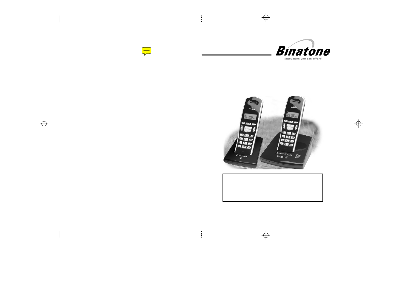 Binatone SYMPHONY 2210 User Manual | 57 pages