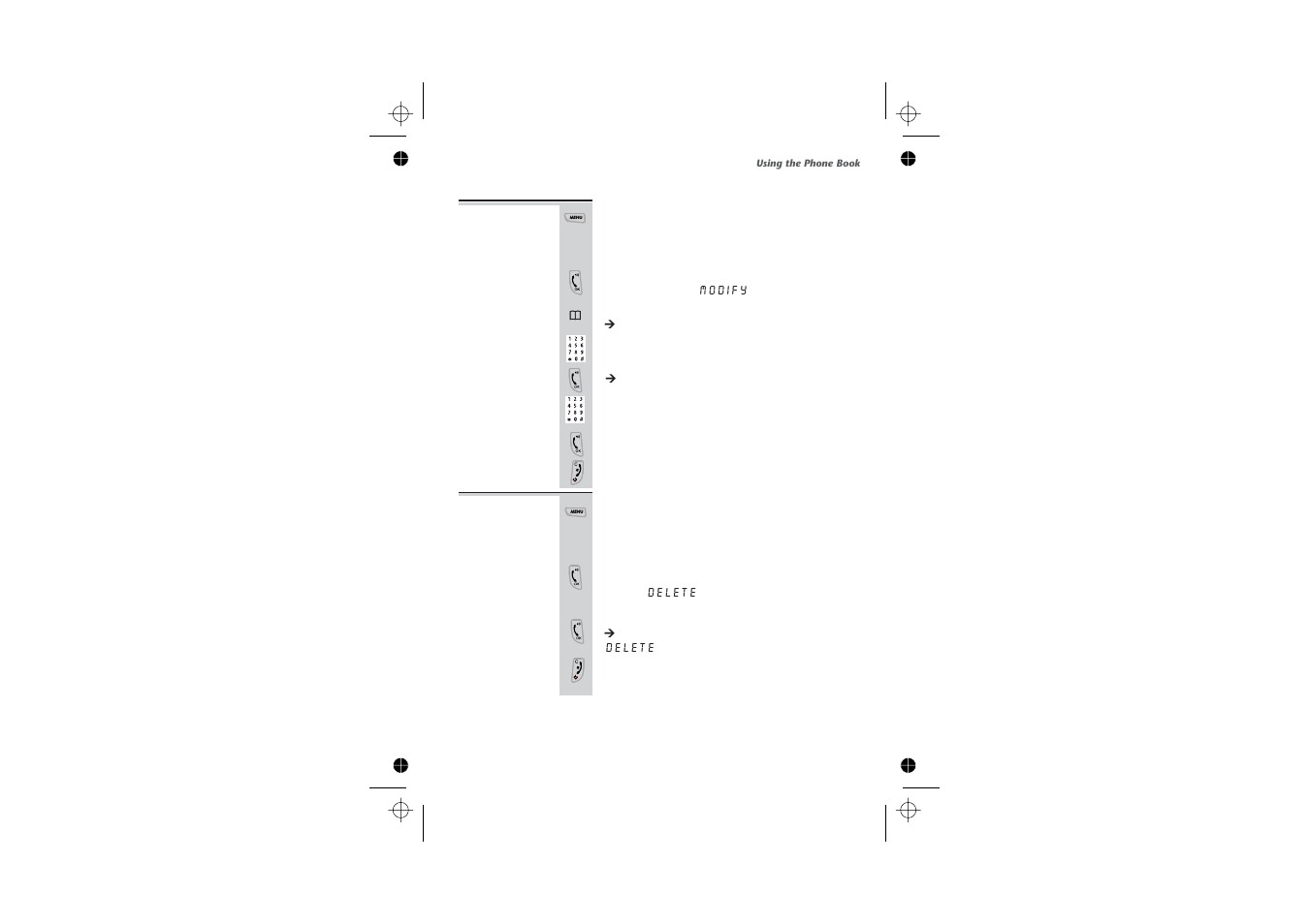 To modify (change) a phone book entry, 17, To delete a phone book entry, 17, Transfer a call, 2 | Intercom call from the handset, 2, Three-way conference, 2 new call tone, 2 | Binatone SYMPHONY 2210 User Manual | Page 21 / 57