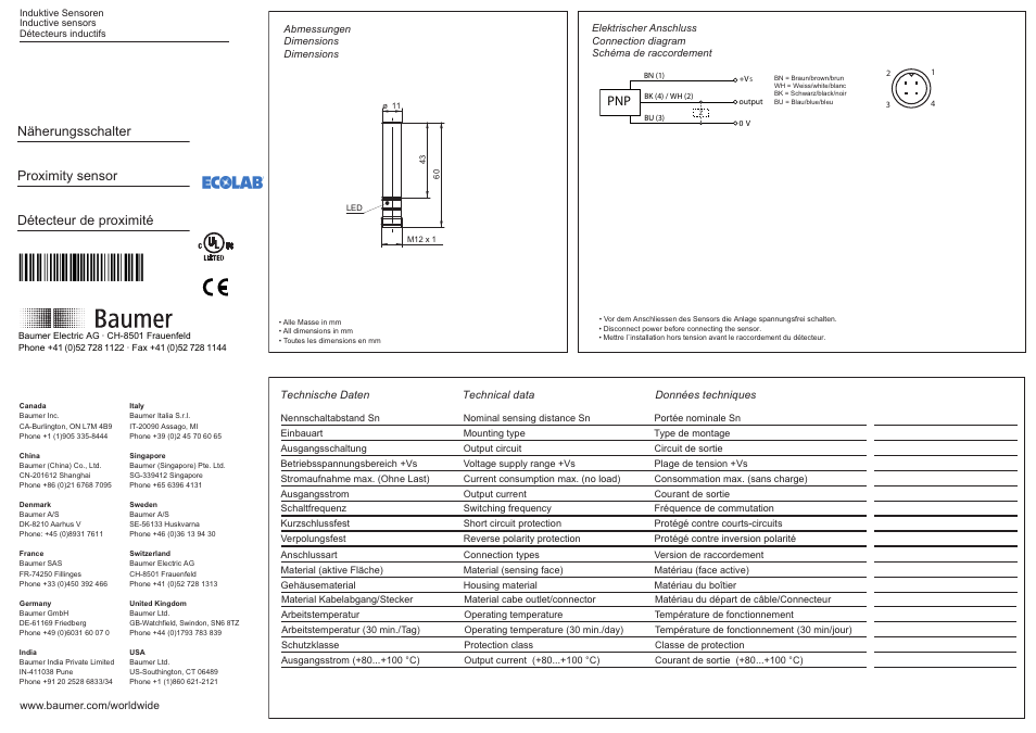 Baumer IFBR 11P17T1/S14L-9 User Manual | 2 pages