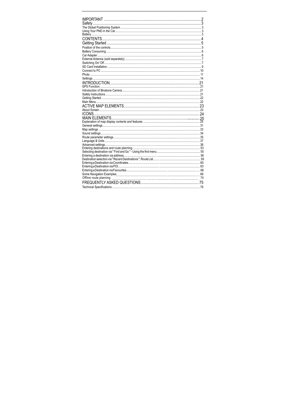 Binatone C350 User Manual | Page 4 / 76