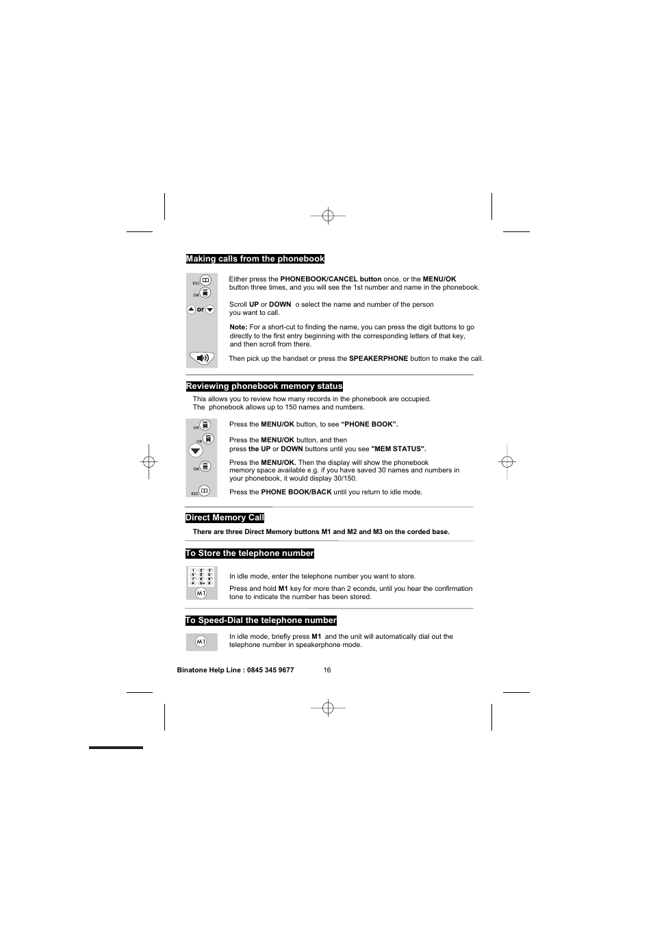 Binatone 2300 User Manual | Page 18 / 35