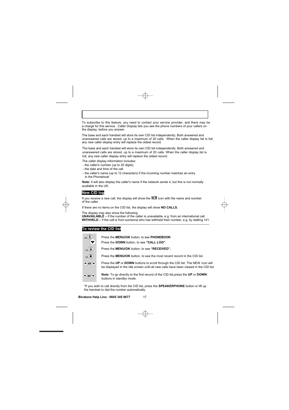 Binatone 2300 User Manual | Page 19 / 35