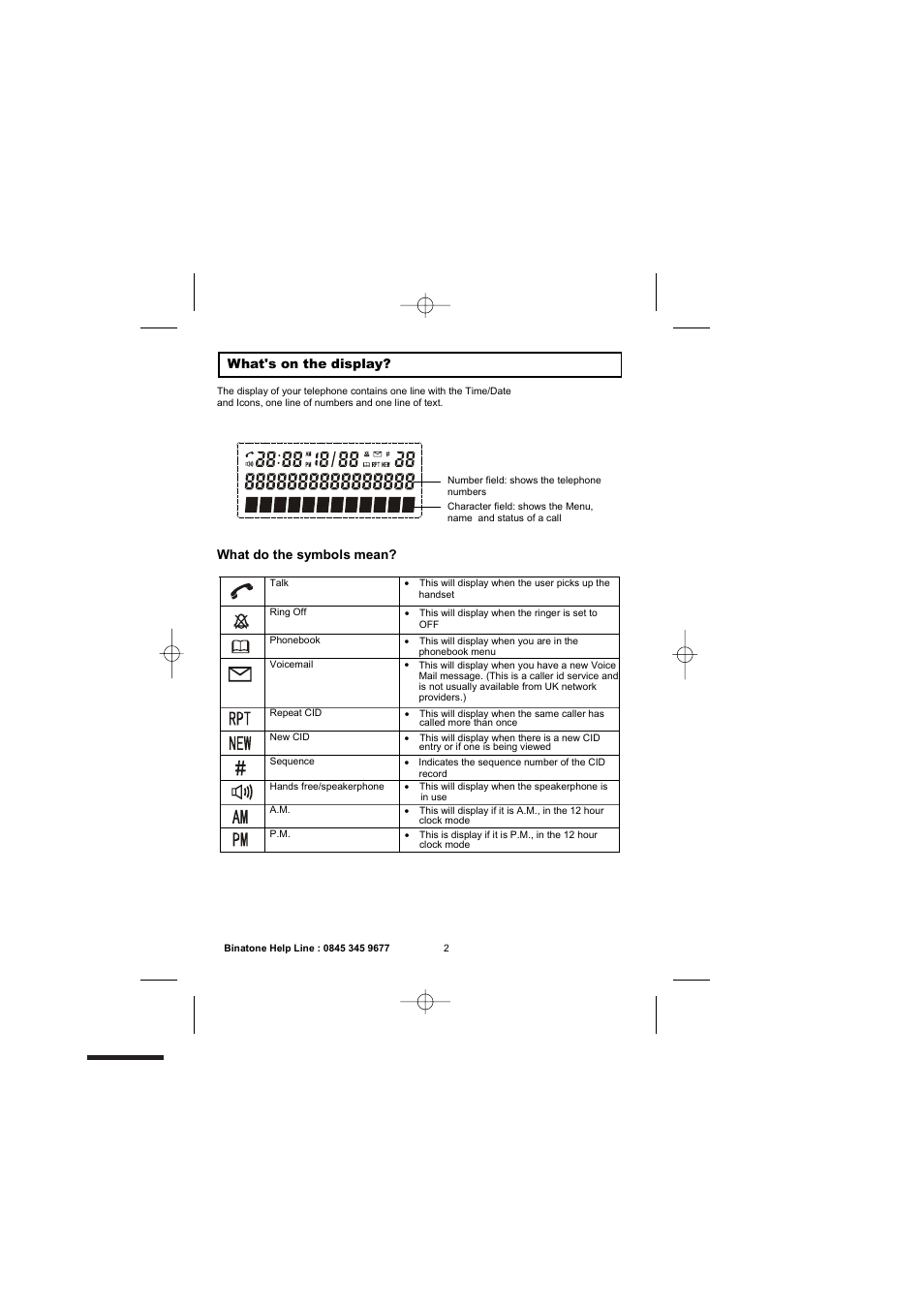 Binatone 2300 User Manual | Page 4 / 35