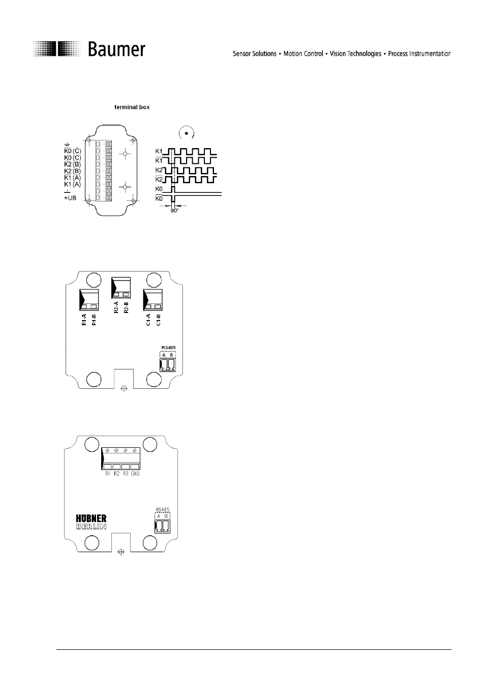 2 terminal assignments, Terminal assignments | Baumer Speed switches DSL User Manual | Page 21 / 22
