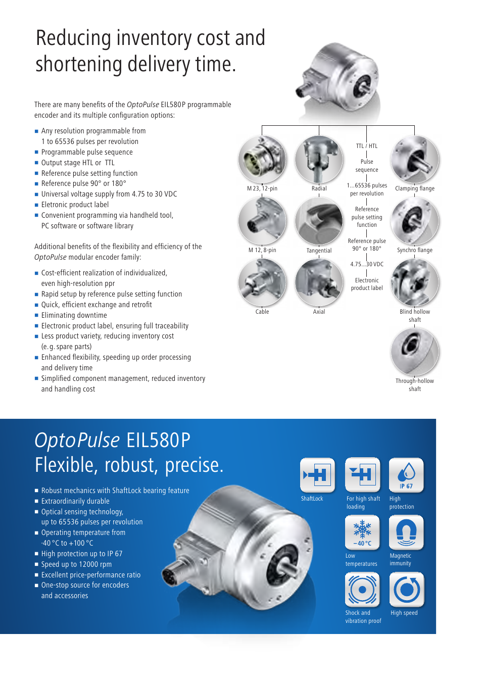 Optopulse eil580p flexible, robust, precise | Baumer EIL580P User Manual | Page 2 / 4
