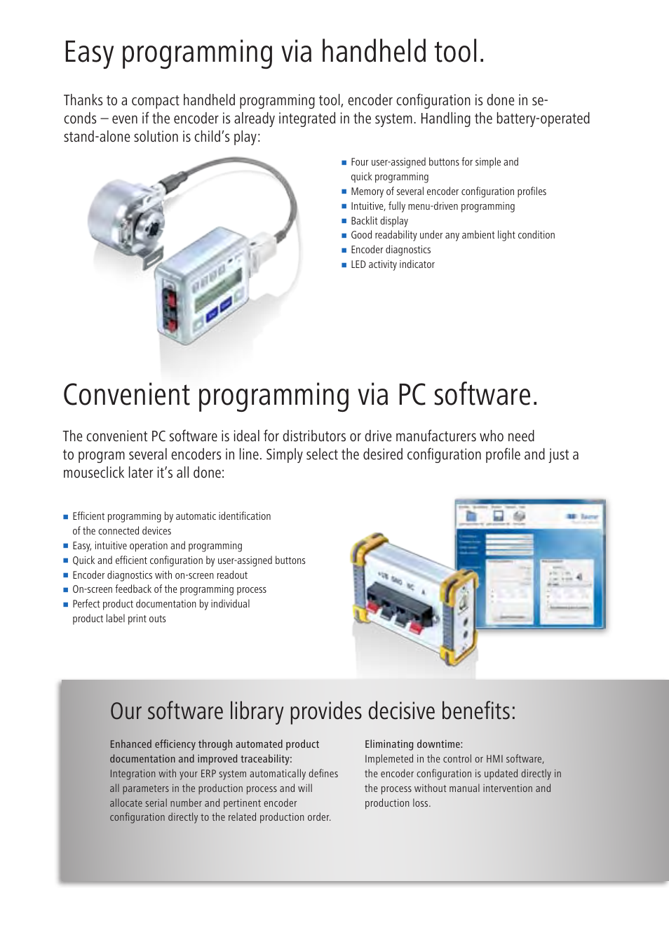 Our software library provides decisive benefits | Baumer EIL580P User Manual | Page 3 / 4
