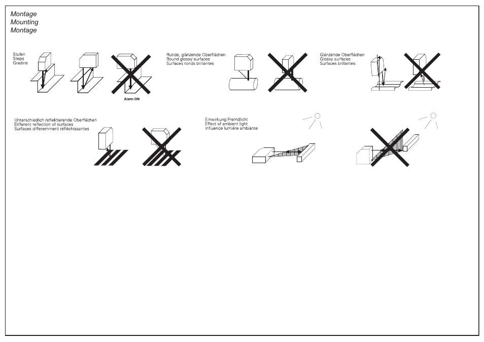 Montage mounting montage | Baumer FADK 14U4470/S35A/IO User Manual | Page 2 / 2