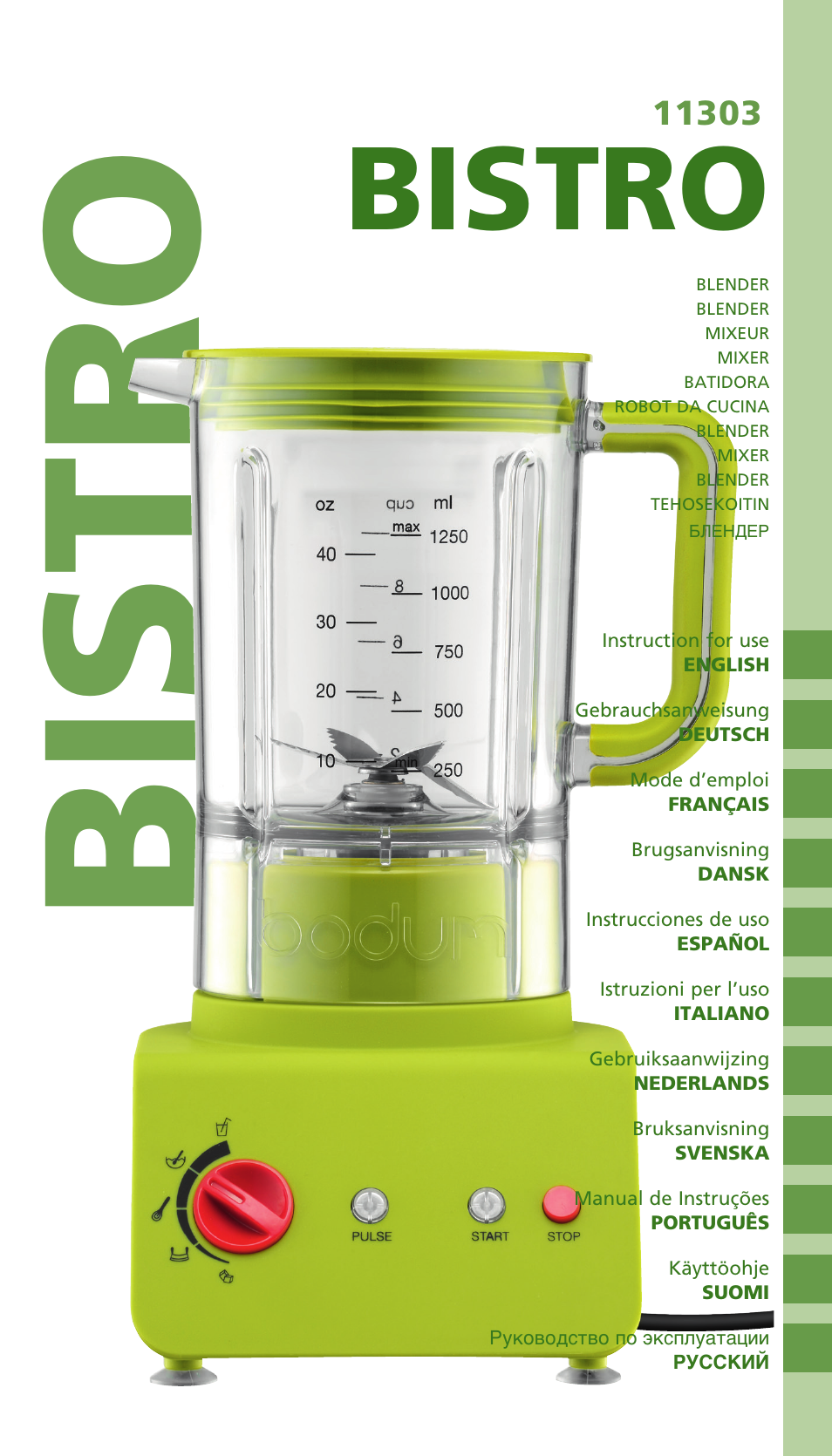 Bodum Bistro 11303 User Manual | 96 pages