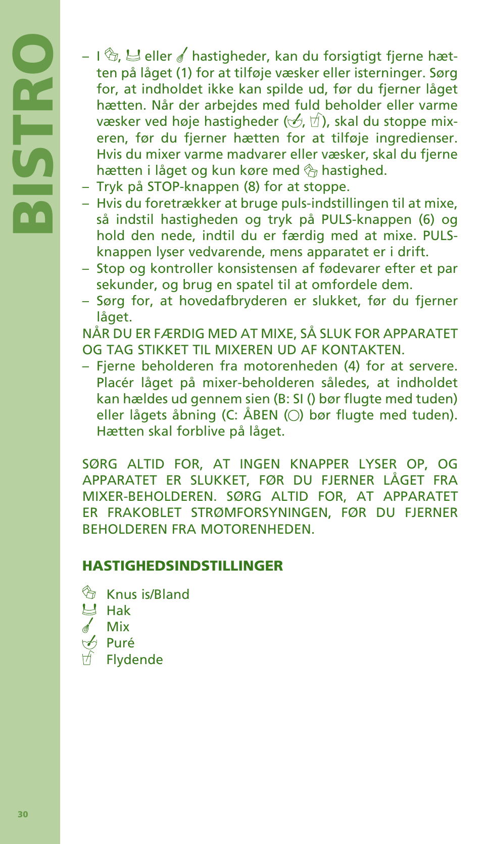 Bis tro | Bodum Bistro 11303 User Manual | Page 31 / 96