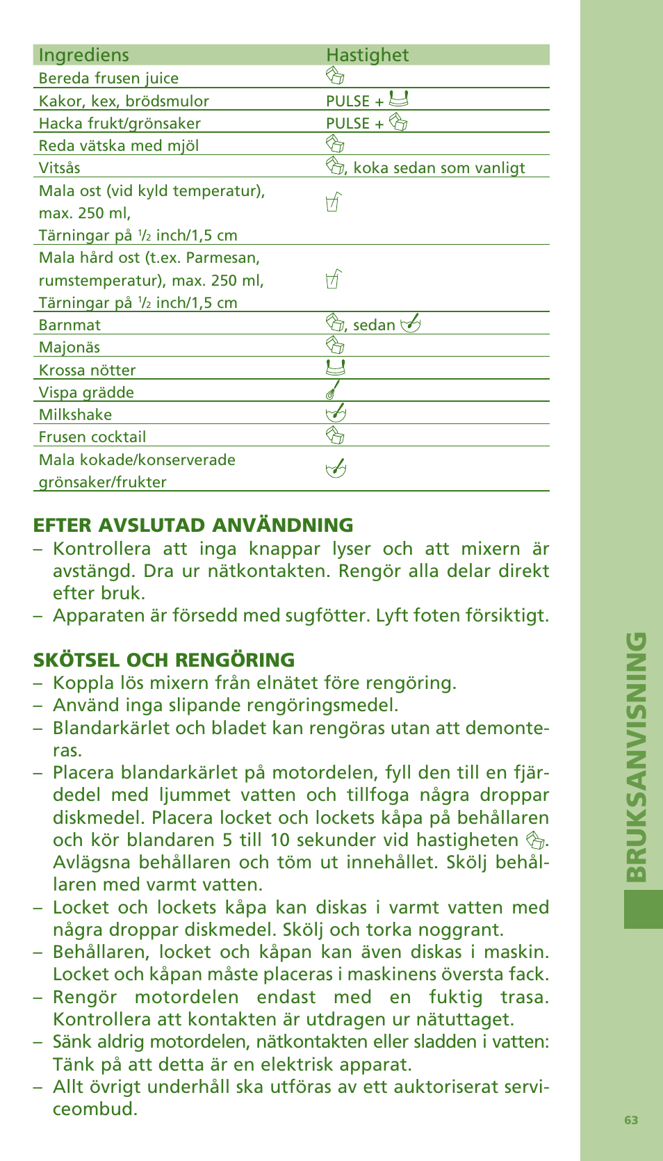 Bodum Bistro 11303 User Manual | Page 64 / 96