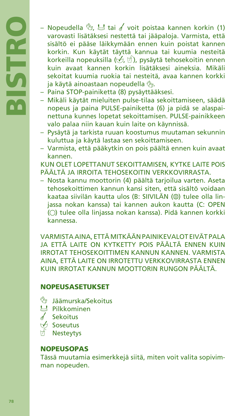 Bis tro | Bodum Bistro 11303 User Manual | Page 79 / 96