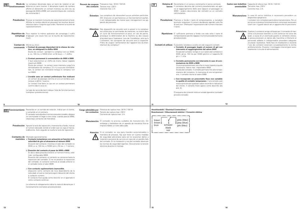 Baumer UE102 counter User Manual | Page 2 / 2