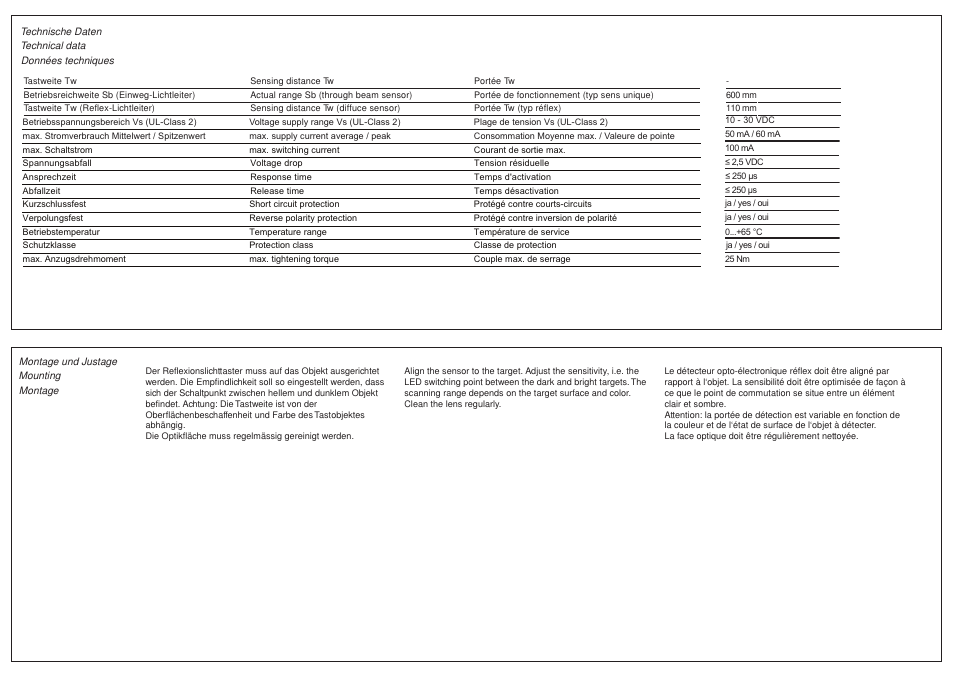 Baumer FZAM 30P5001 User Manual | Page 2 / 2