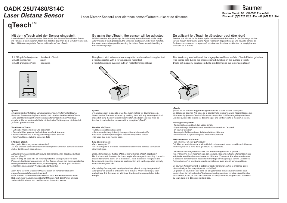 Qteach | Baumer OADK 25U7480/S14C User Manual | Page 5 / 5