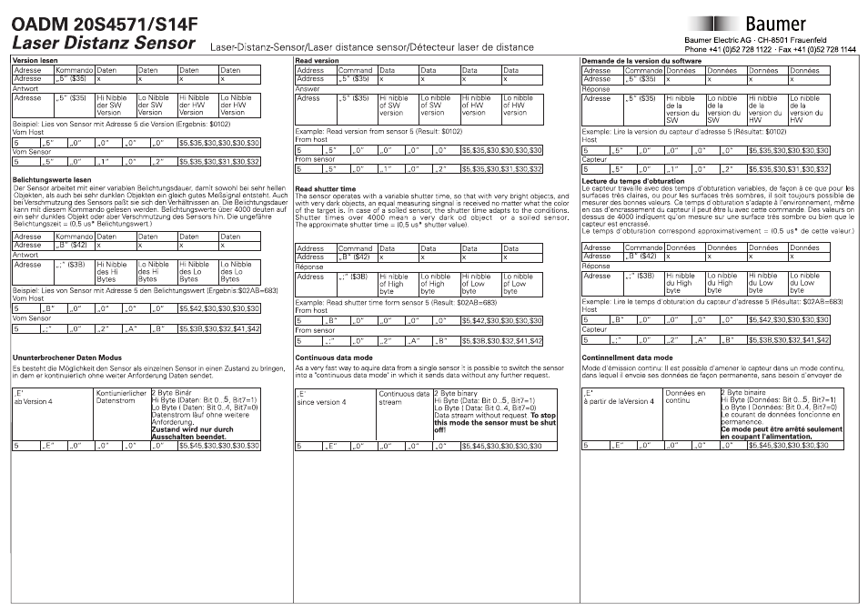 Baumer OADM 20S4571/S14F User Manual | Page 6 / 6