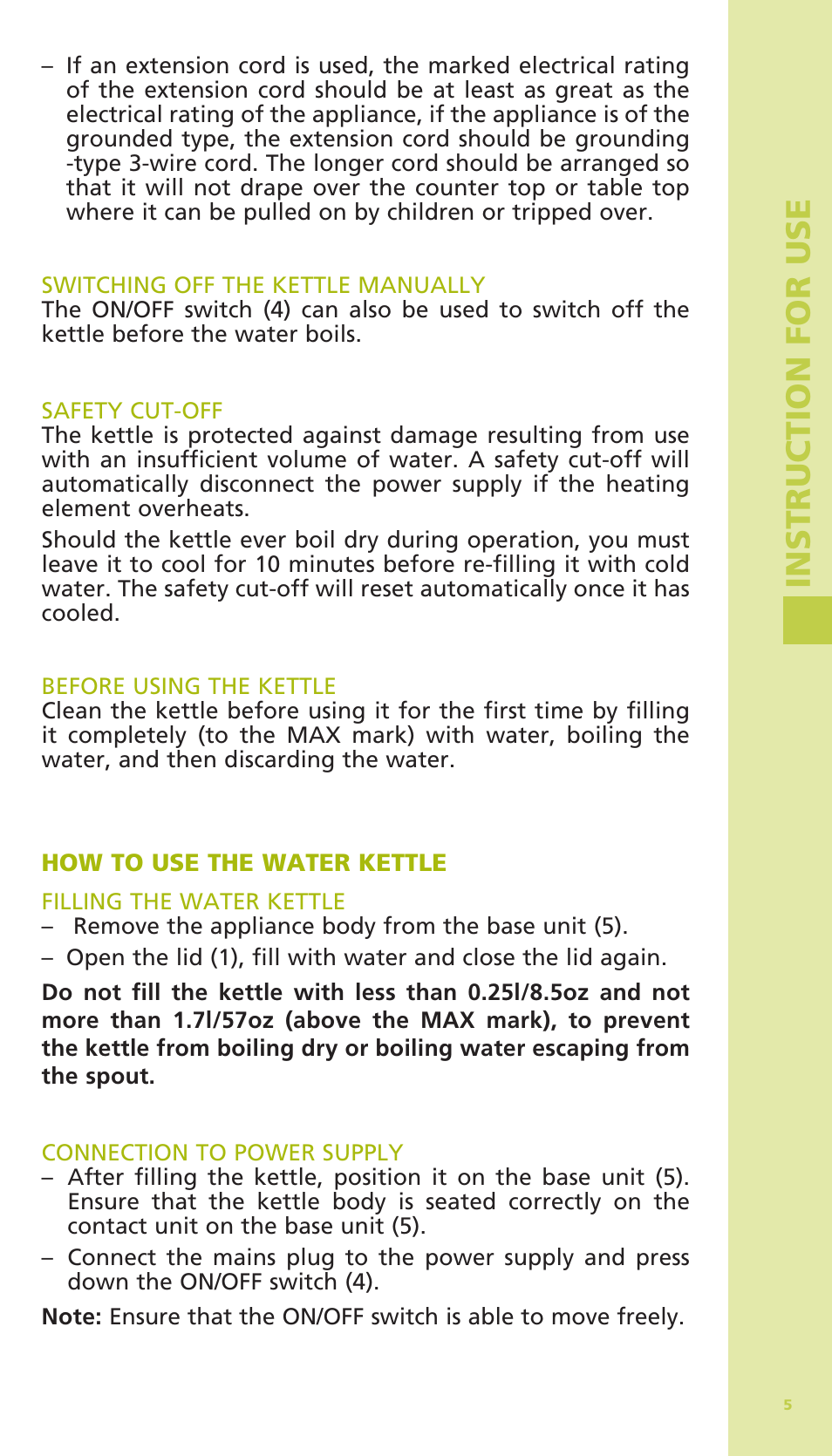 Bodum 11175 User Manual | Page 7 / 73