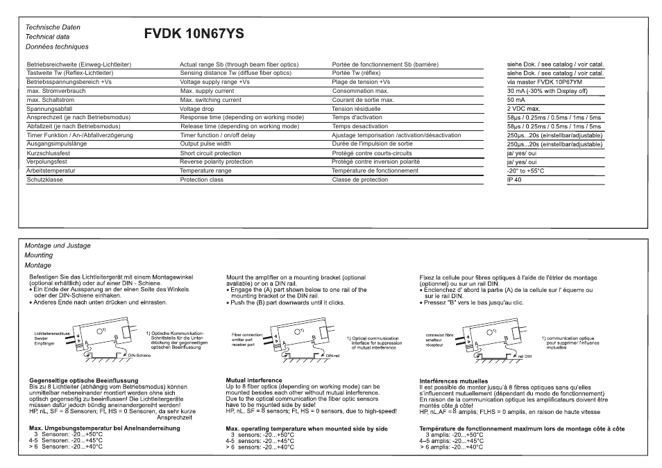 Baumer FVDK 10N67YS User Manual | Page 2 / 8