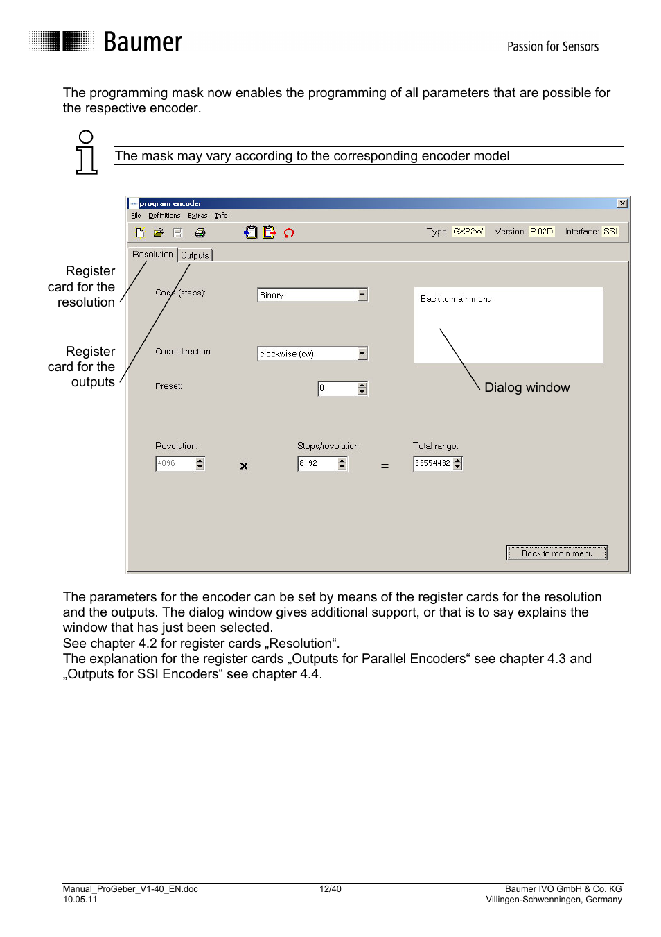 Baumer G1-G2-GB-GXxxx User Manual | Page 12 / 40