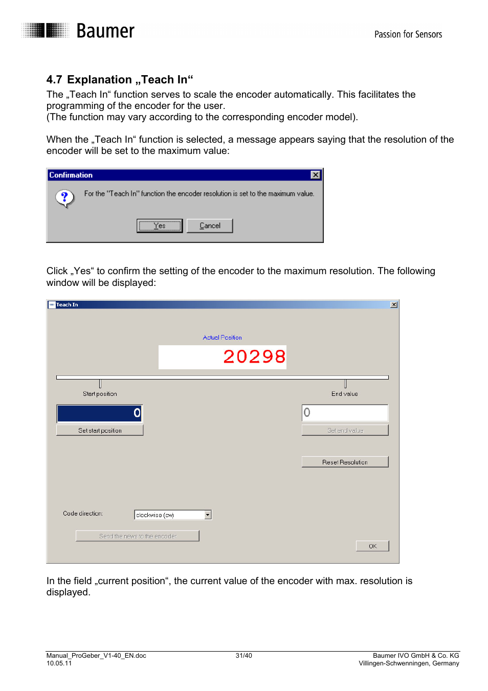 7 explanation „teach in | Baumer G1-G2-GB-GXxxx User Manual | Page 31 / 40