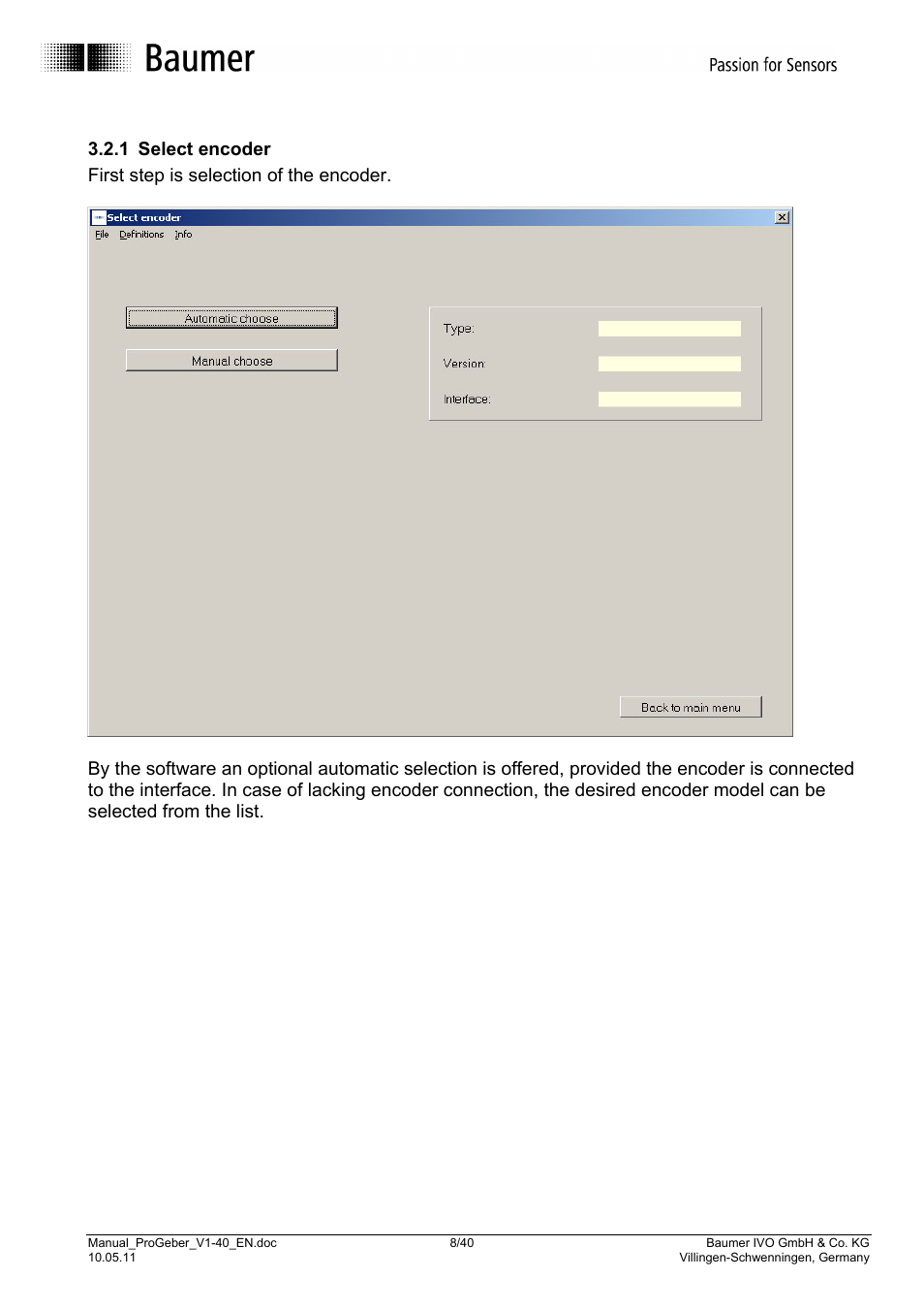 Baumer G1-G2-GB-GXxxx User Manual | Page 8 / 40