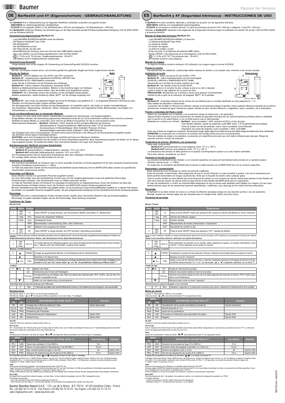 Baumer Barflex User Manual | Page 2 / 2