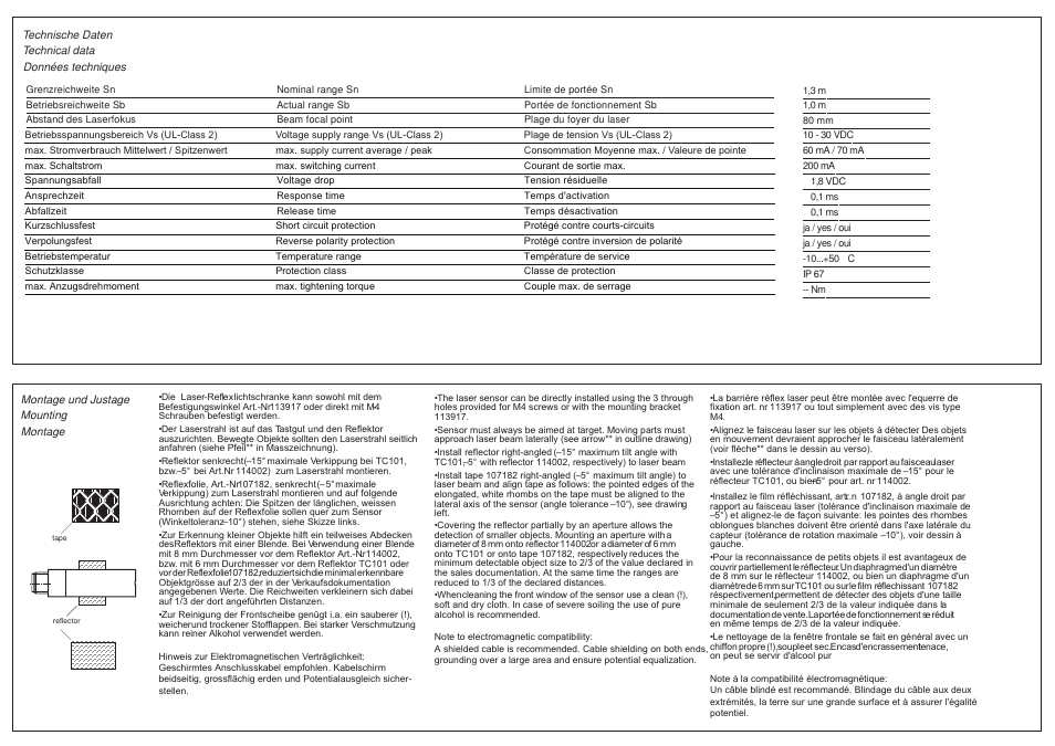 Baumer OPDM 16P5103/S14 User Manual | Page 2 / 2