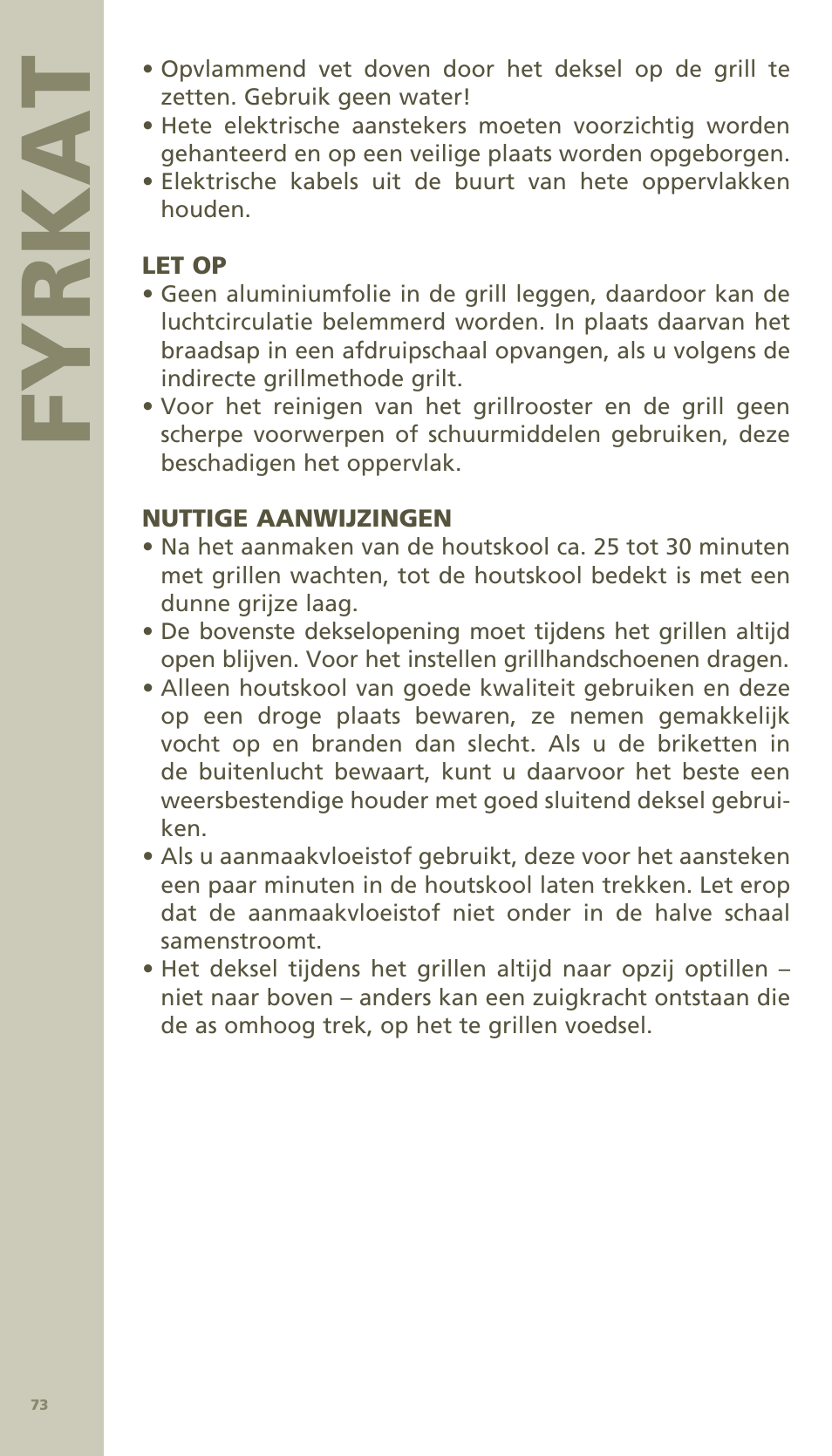 Fyrkat | Bodum MINI PICNIC ChArCOAl GrIll 11421 User Manual | Page 37 / 39