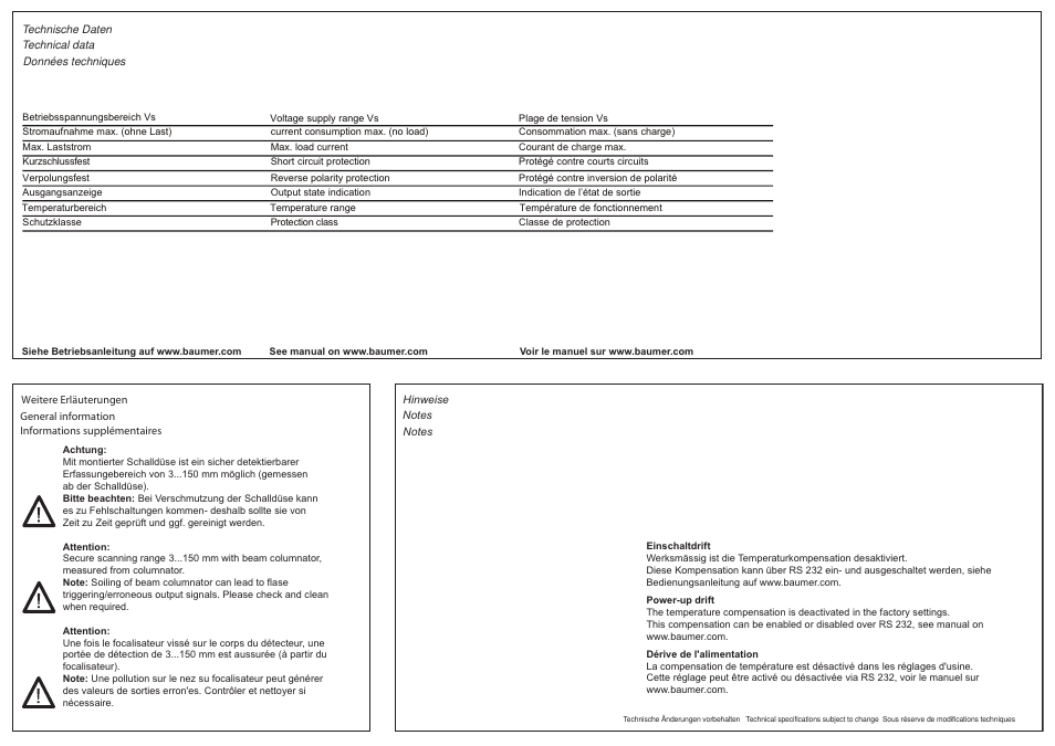 Baumer UNCK 09T9114/D1 User Manual | Page 2 / 2
