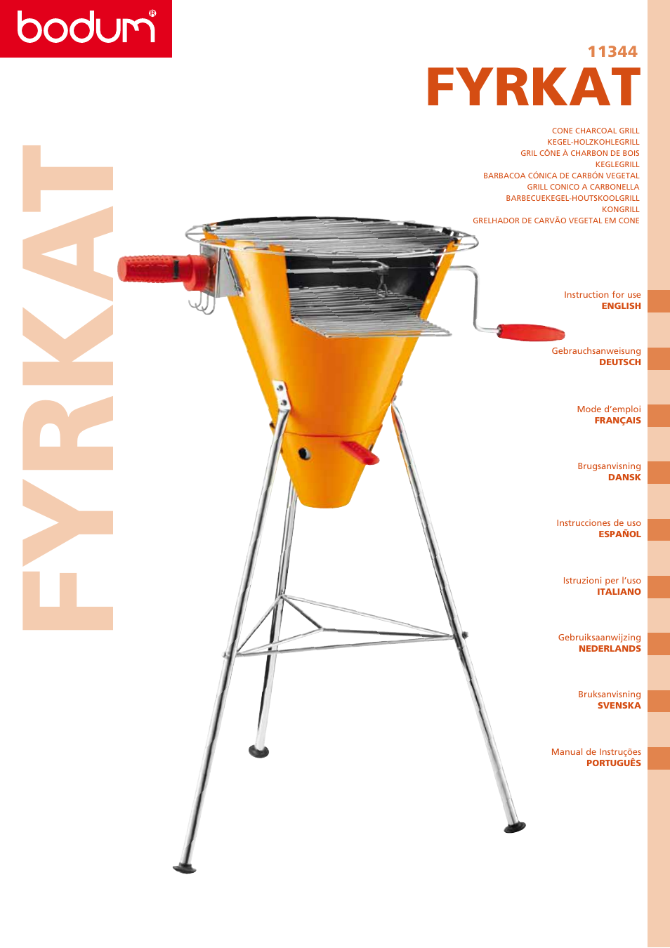 Bodum FYRKAT 11344 User Manual | 46 pages