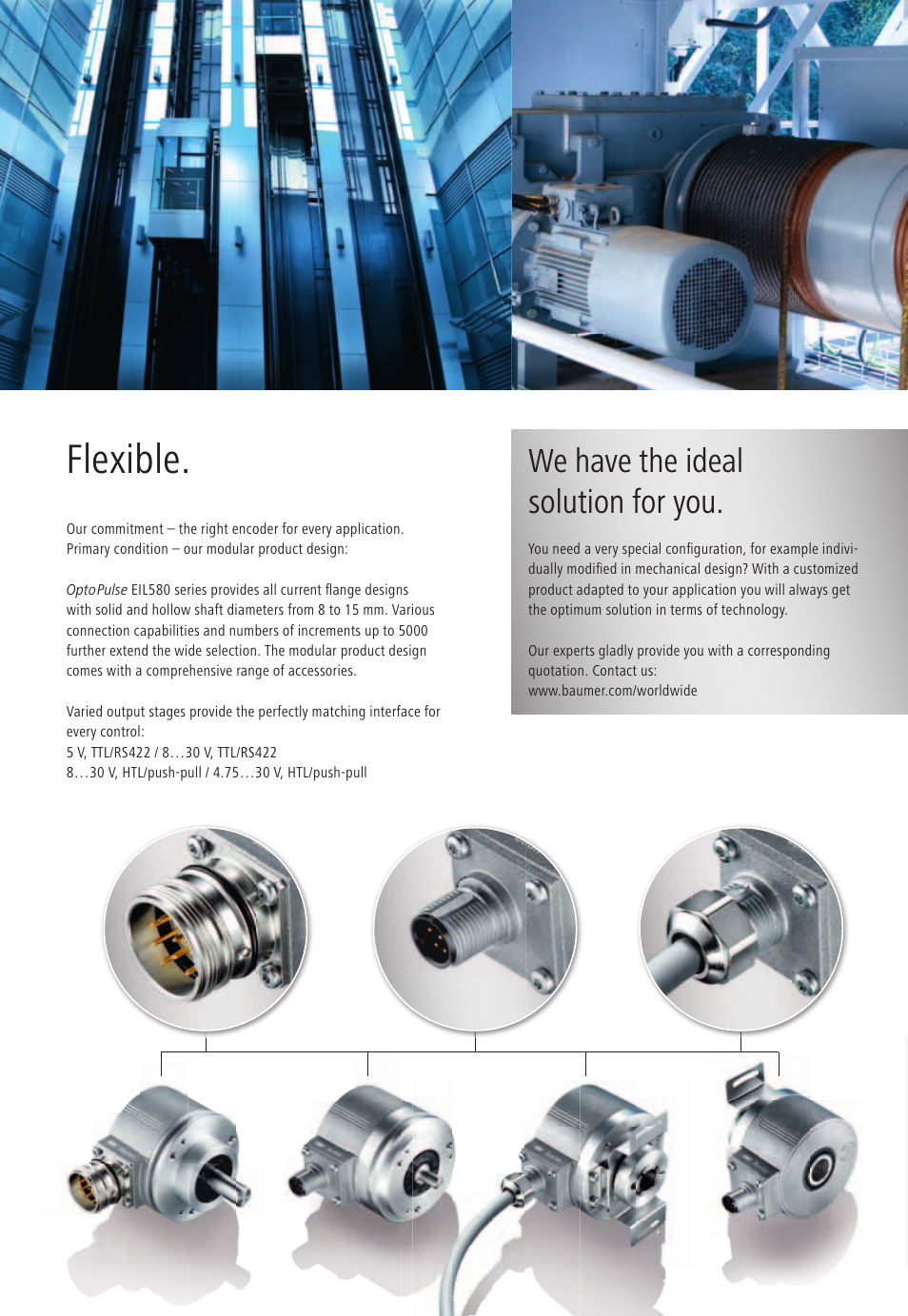 Flexible, We have the ideal solution for you | Baumer EIL580 User Manual | Page 4 / 8