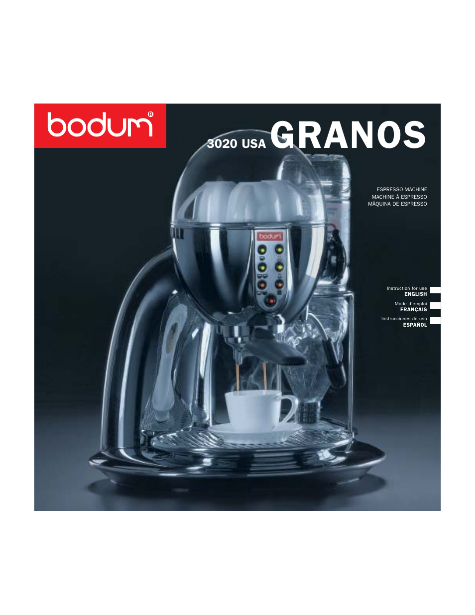 Bodum GRANOS 3020 User Manual | 26 pages