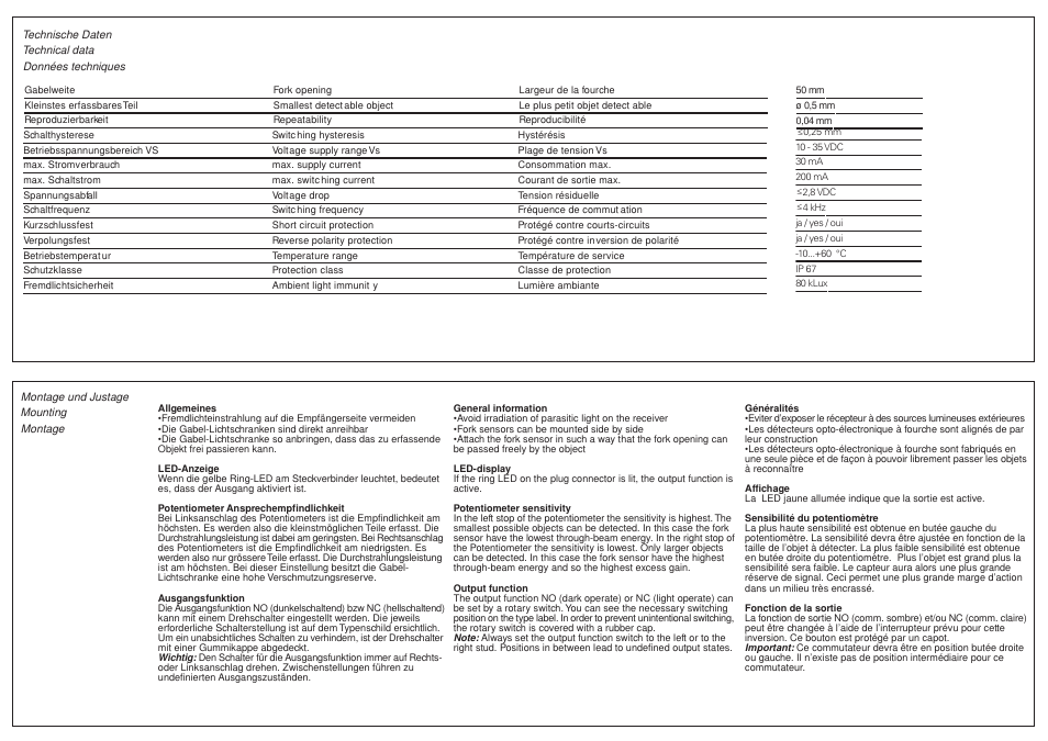 Baumer FGUM 050P8001/S35L User Manual | Page 2 / 2