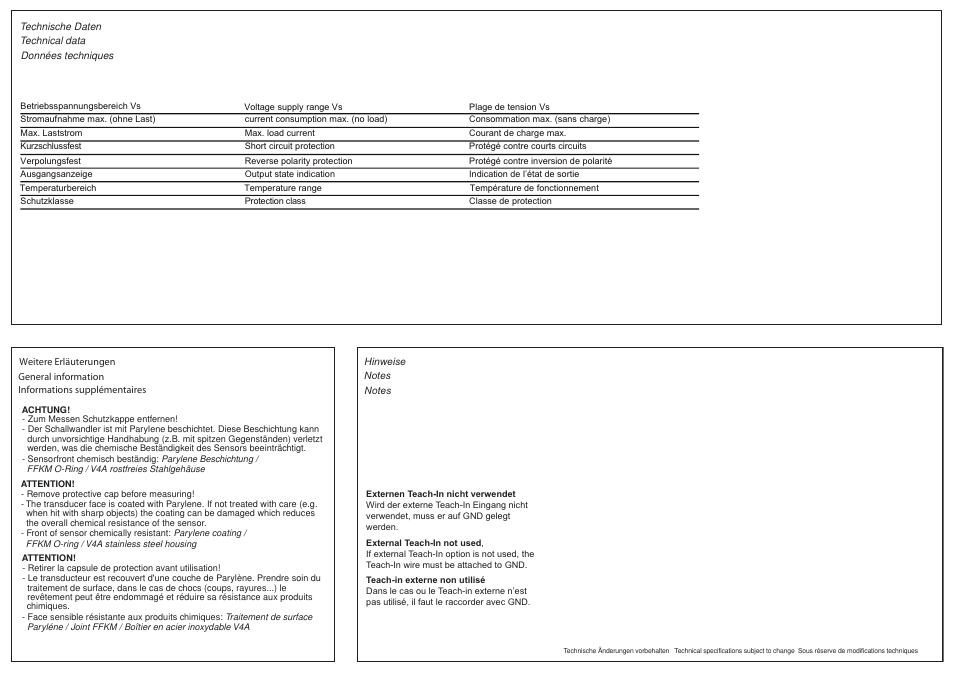 Baumer UNAR 18N7903/S14G User Manual | Page 2 / 2