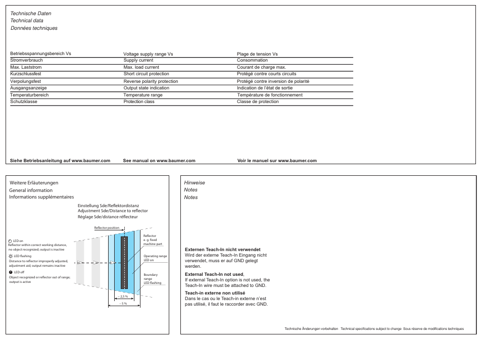 Baumer URCK 09G8914 User Manual | Page 2 / 3