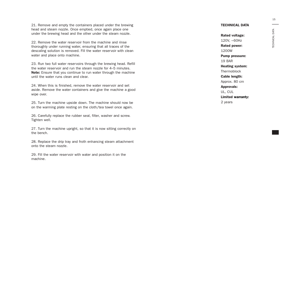Bodum 3020 User Manual | Page 17 / 26