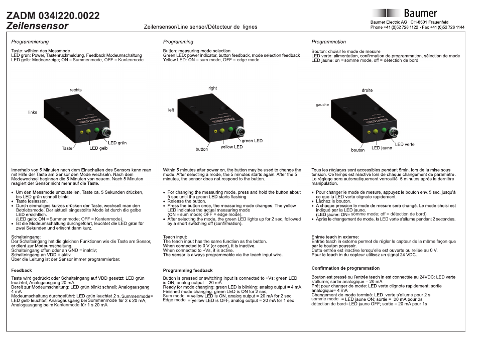 Baumer ZADM 034I220.0022 User Manual | Page 3 / 4