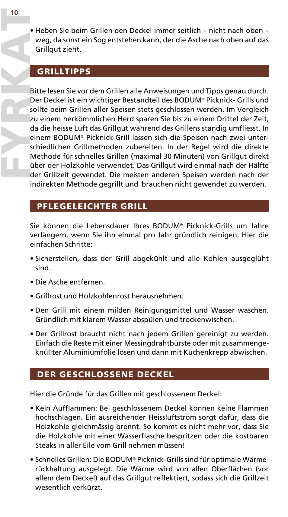 Fyrkat | Bodum FYRKAT 10630 User Manual | Page 11 / 23