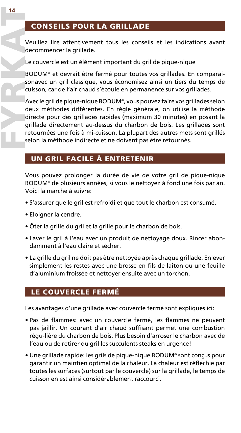 Fyrkat | Bodum FYRKAT 10630 User Manual | Page 15 / 23