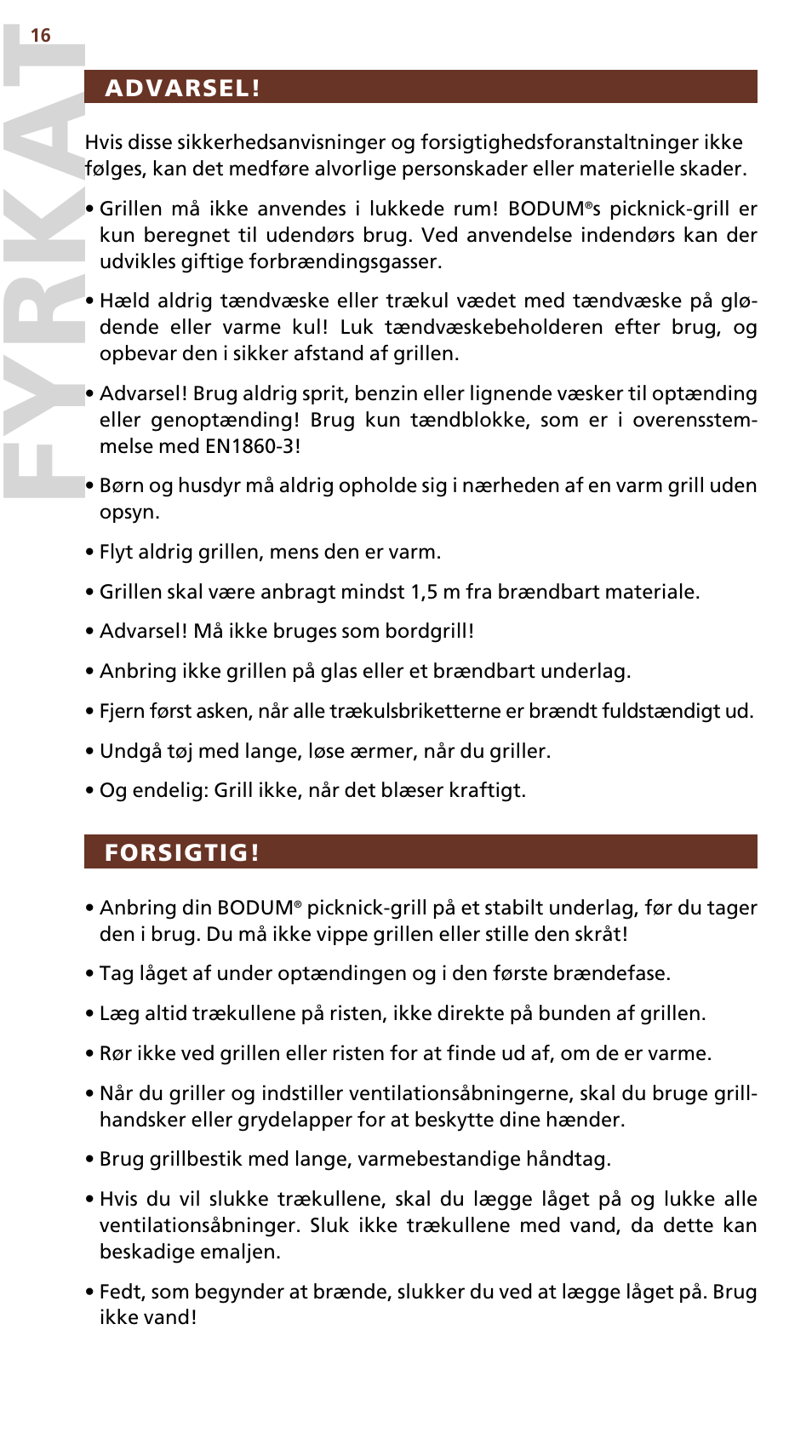 Fyrkat | Bodum FYRKAT 10630 User Manual | Page 17 / 23