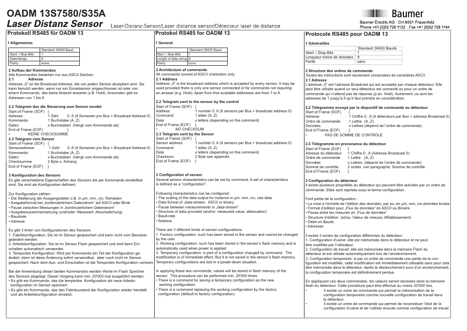 Baumer OADM 13S7580/S35A User Manual | Page 3 / 8