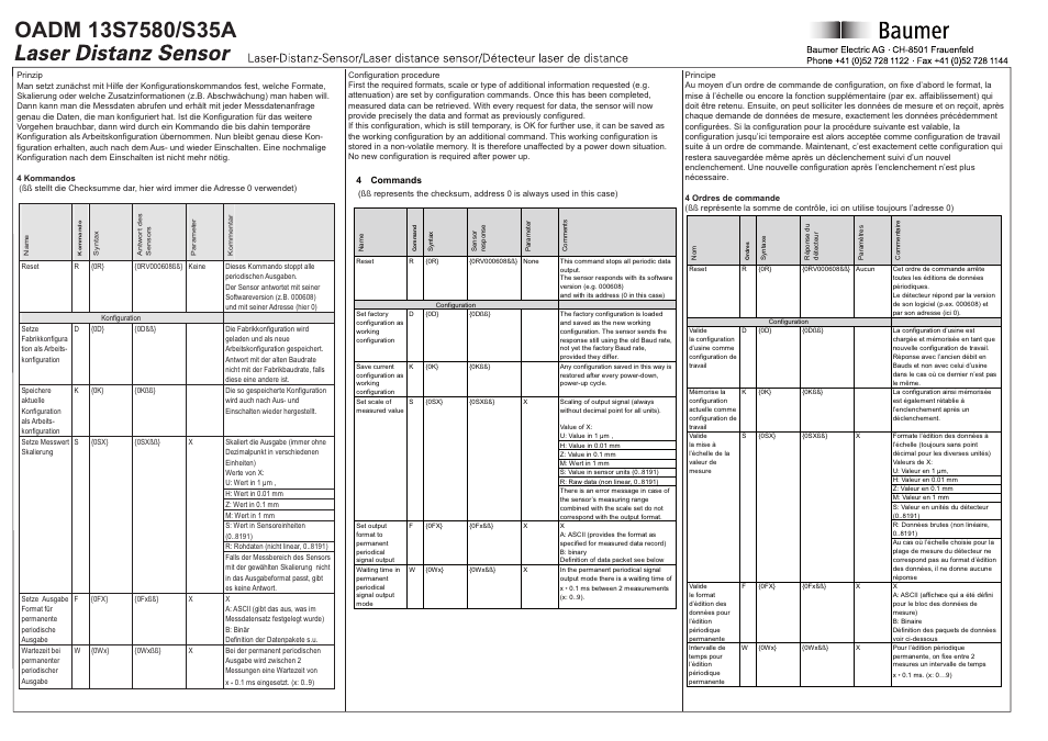 Baumer OADM 13S7580/S35A User Manual | Page 4 / 8