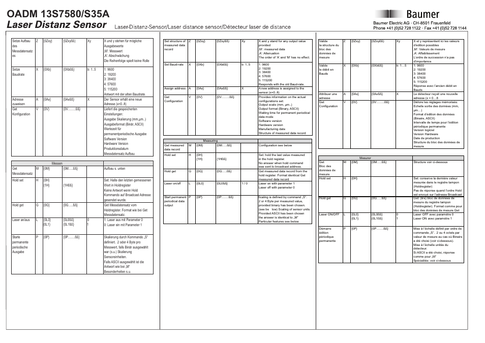 Baumer OADM 13S7580/S35A User Manual | Page 5 / 8